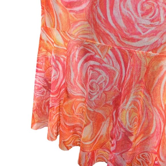 ALA VON AUERSPERG Y2K Style Sophia Mesh Maxi Dress in Moraine - Picture 6 of 7